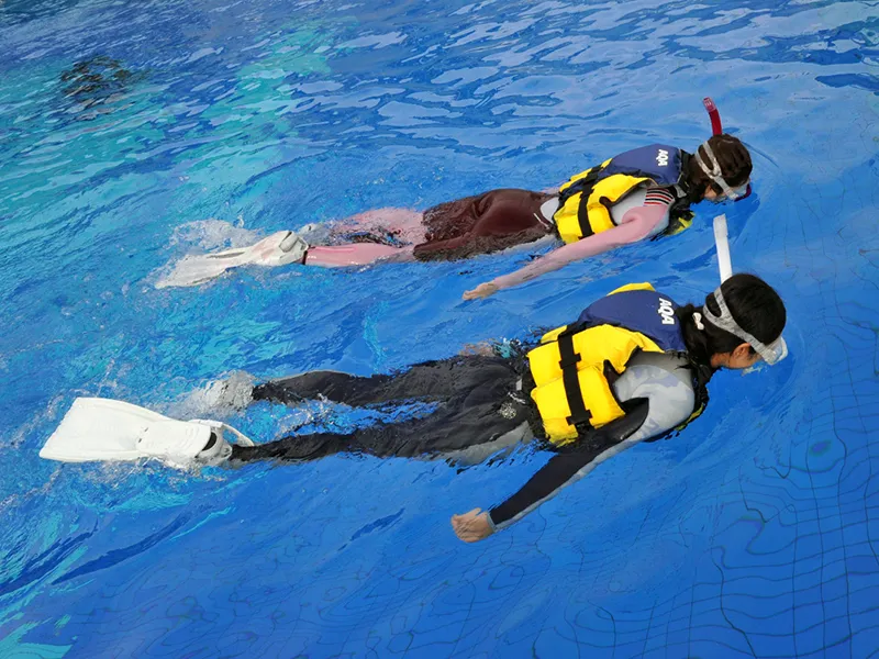 スノーケリング